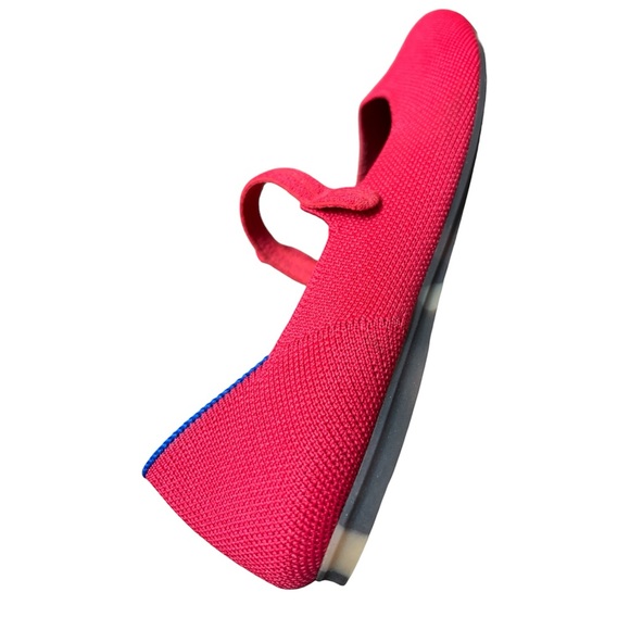 Rothy's | The Square Mary Jane flat in Lollipop Red - Picture 3 of 9